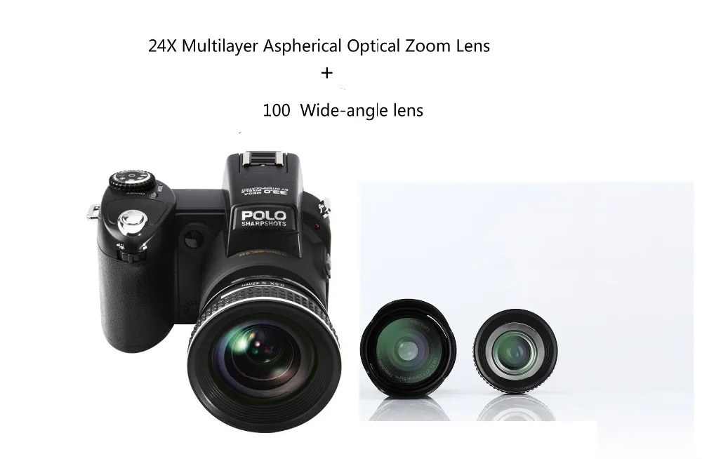 POLO SHARPSHOTS HD D7100 Digital Video Camera 33 Million Pixel Camera Digital Professional SLR shape Camera
