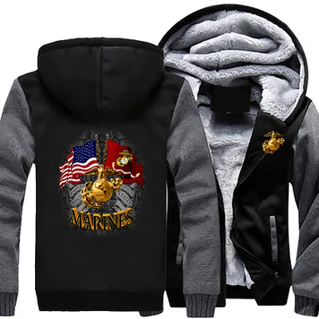 Buy Men Black Jacket New United States Marine Corps