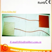 Силиконовый резиновый 3d принтер нагреватель 300*300*1,5 мм 12 В 270 Вт клейкий односторонний 1000 мм свинцовый провод 100 к термистор XD-H-M-071