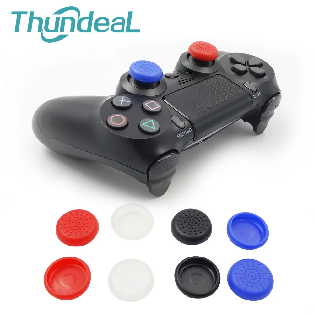 4Pcs/lots for PS4 Thumb Stick Joystick Grip For Sony PS4 PlayStation 4