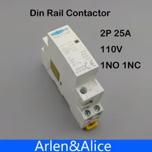 TOCT1 Американская классификация проводов 2р 25A 110V Катушка 230V 50/60HZ Din rail бытовой ac Контактор В соответствии с стандартом 1NC 1NO