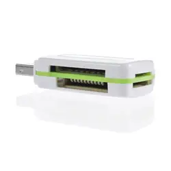 1 шт. USB 2.0 4 в 1 памяти Multi Card Reader для M2 SD SDHC DV Micro SD карты памяти оптовая продажа Зеленый Прямая доставка