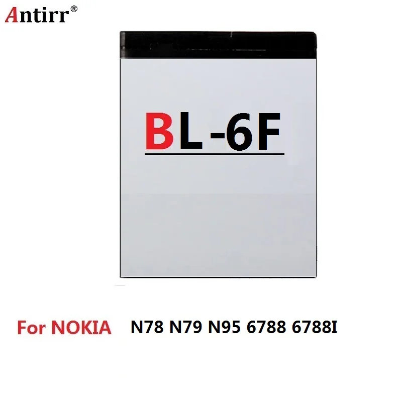 3 7 V 1200 мА/ч BL-6F телефон Замена литий-ионного Батарея для Nokia N78 N79 N95 6788 6788I BL6F батареи