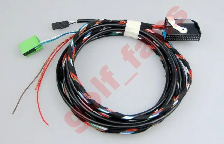 9W2 9W7 Play& Plug bluetooth микрофон Жгут кабель адаптер для Passat B6 Jetta Golf MK5 6 Tiguan RCD510 RNS510 1K8 035 730D