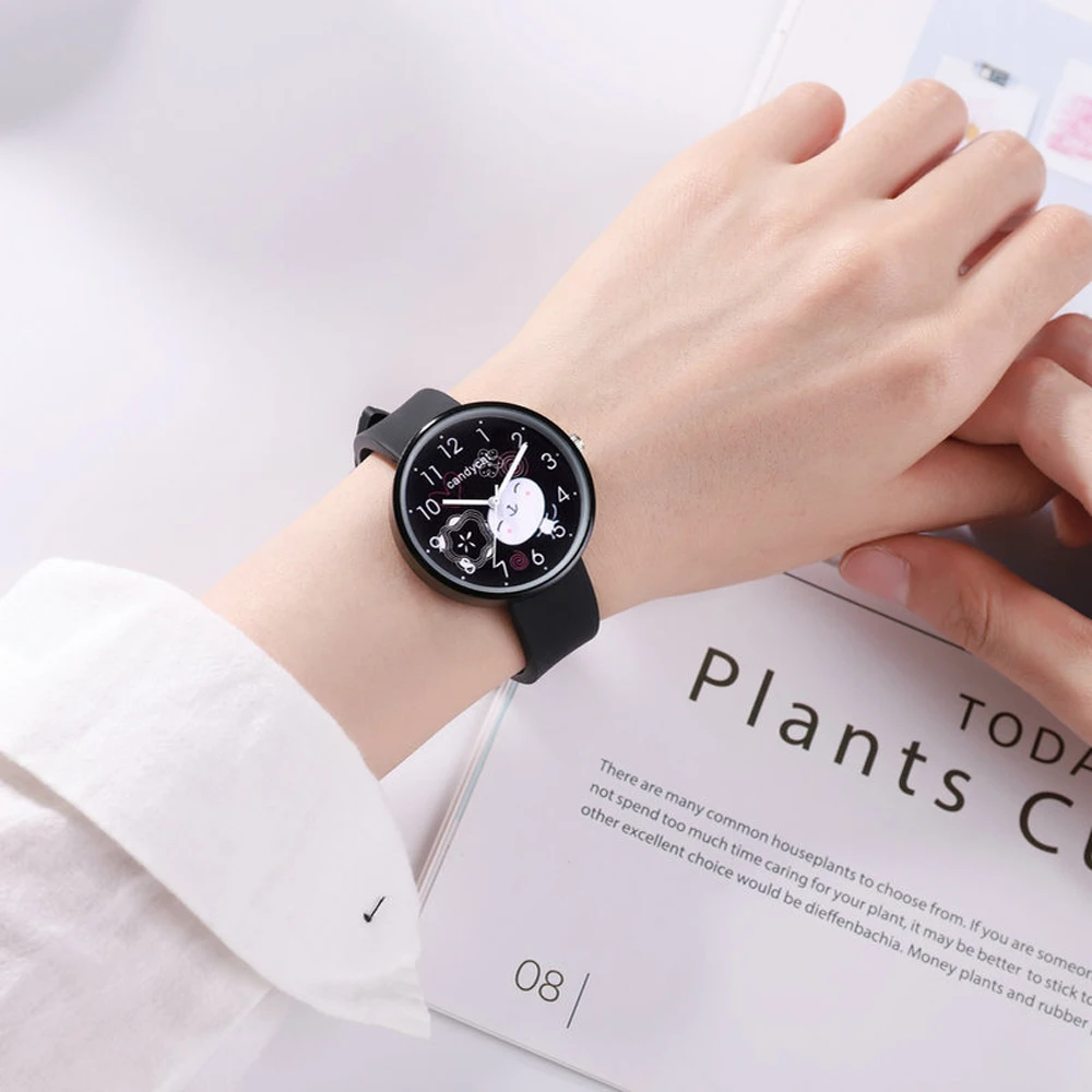 

2019 New Relogio Feminino Cartoon Relojes Children Watch Candy Kids Watches Cute Silicone Digital Quartz Watch For Girl and Boy