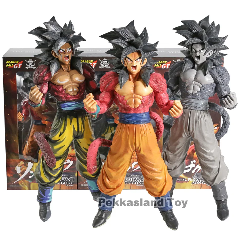 Dragon Ball Gt Super Master Stars Piece Super Saiyan 4 Son Goku The Brush Figure Japanese Anime Collectibles