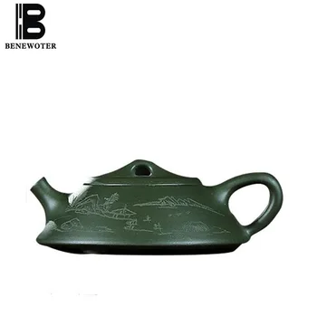 

120cc Yixing Purple Clay Teapot Office Kung Fu Tea Set Teaware Guo Min Green Mud Raw Ore Zisha Pot Home Tieguanyin Tea Kettles