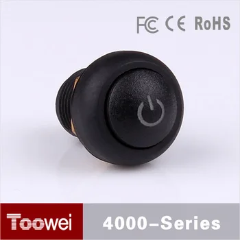 

5 pieces 12mm Momentary and latching normal open Waterproof IP67 Types Special Symbol Printed Push Button Switches