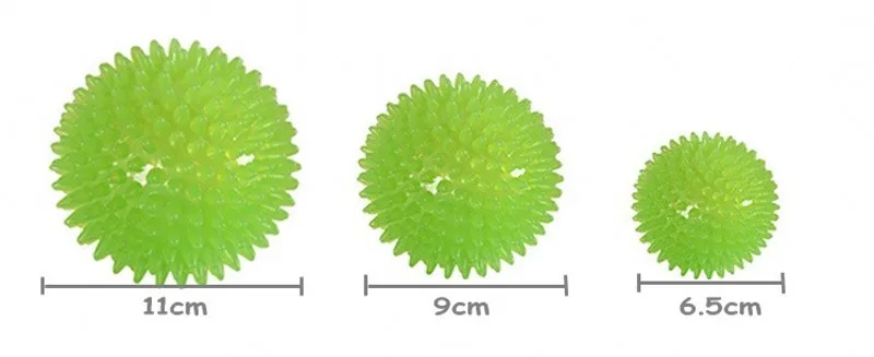 TPR мяч для комнатной собаки, пищалка, игрушки для собак, золотистый ретривер, большие собаки, Шипованный мяч, супер эластичный звук, Жевательная чистка зубов, игрушка для щенка