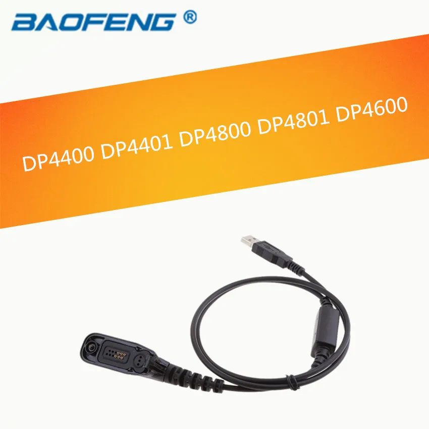 

USB Programming Cable Cord for Motorola Walkie Talkie DP4400 DP4401 DP4800 DP4801 DP4600 Two Way Radio Accessories