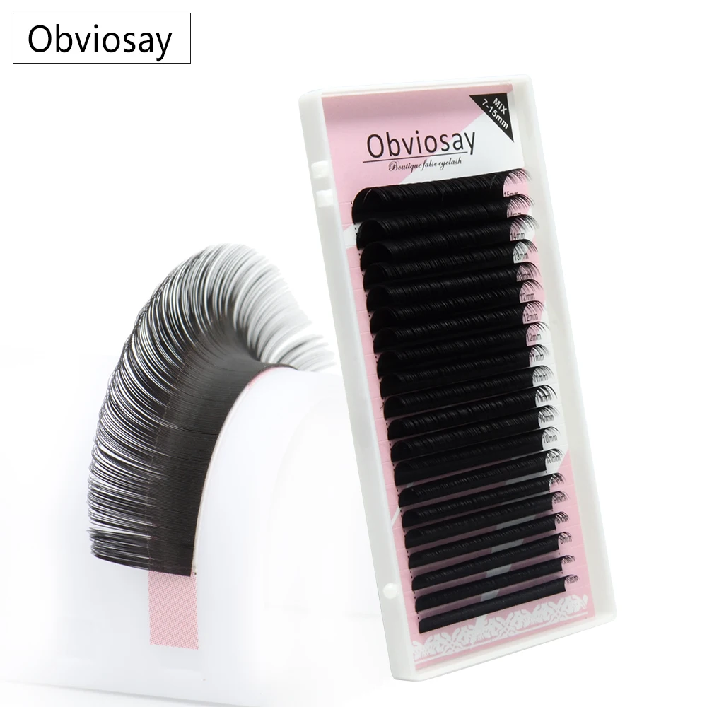 

All size,7 cases , J B C D curl,7~15mm MIX ,20rows/tray, mink eyelash extension,natural eyelashes, individual false eyelash