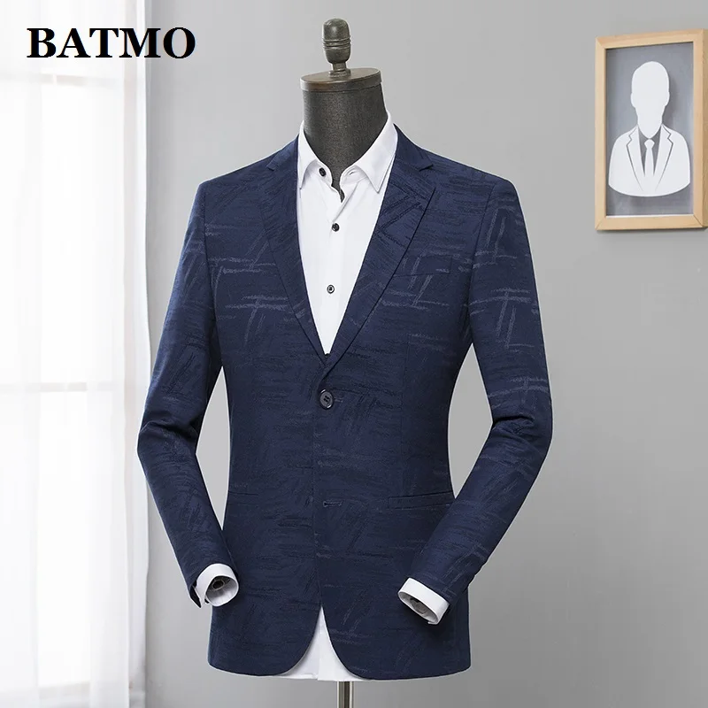 Batmo Новое поступление весна Высокое качество принт Повседневный блейзер для мужчин, мужские костюмы пиджаки, повседневные куртки для мужчин плюс-Размер M-3XL 6666