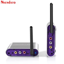 Measy AV220 2,4G Wireless AV Sender Empfänger Audio Video TV AV Signal Sender empfänger Gehen Durch Wand 200M / 660FT für SD