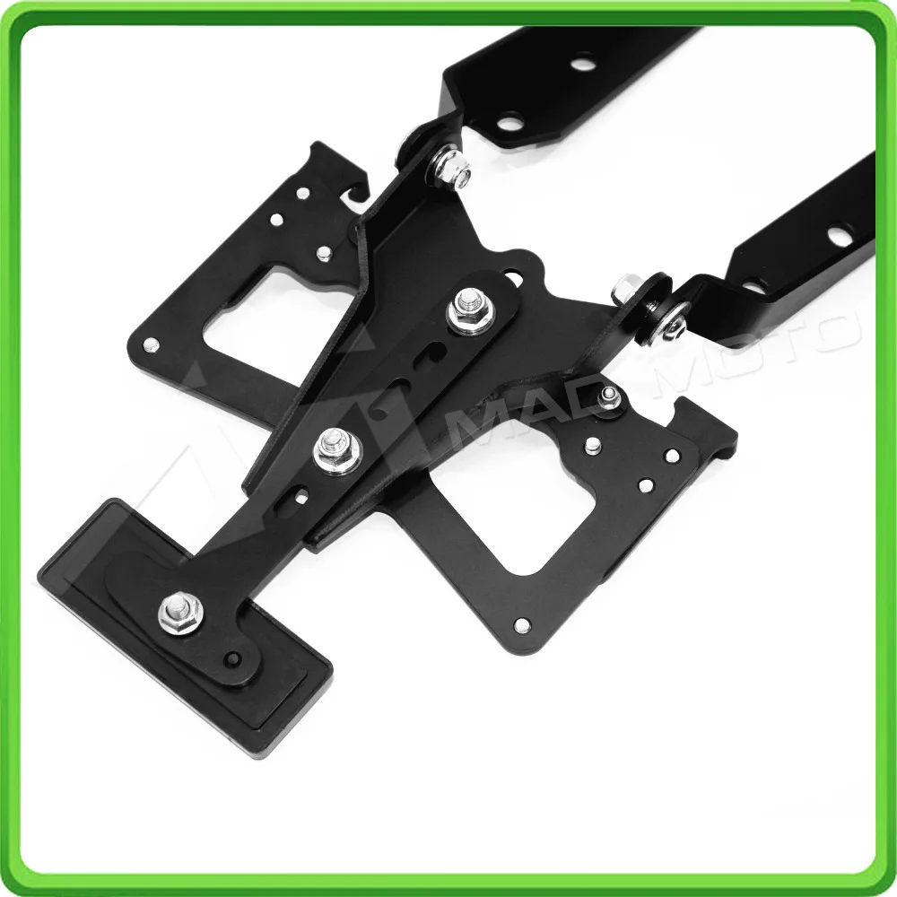For Suzuki GSXR 1000 GSX-R1000 GSXR1000 2007 2008 K7 K8 Motorcycle Adjustable Fender Plate Bracket License Plate Holder (5)