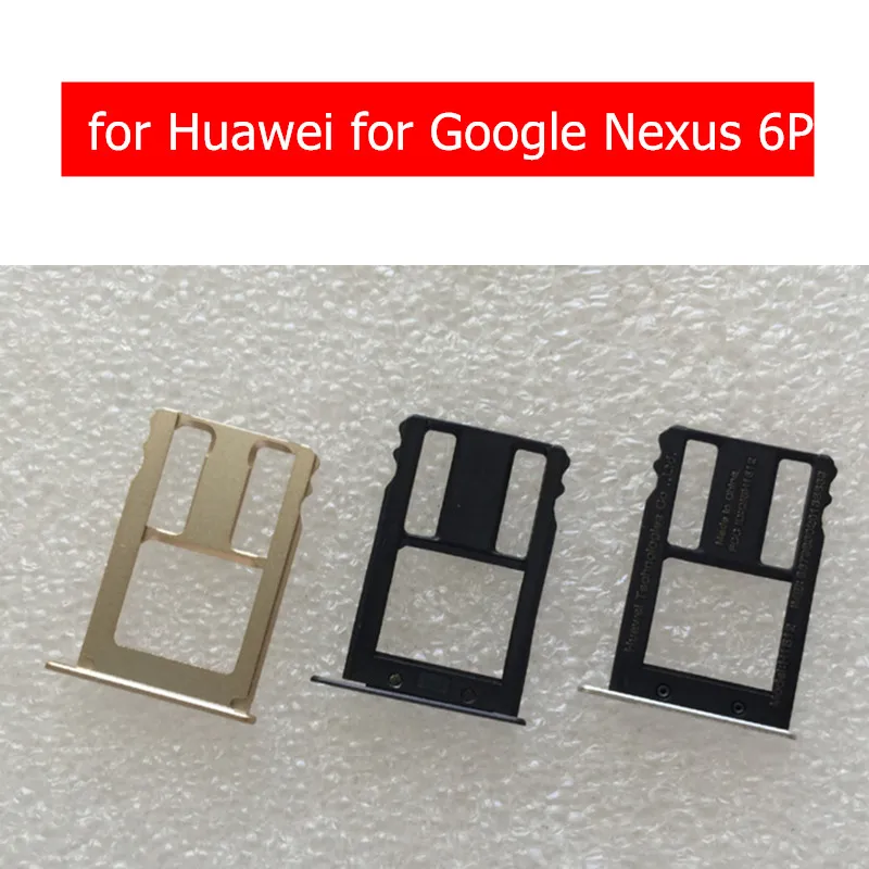

for Huawei for Google Nexus 6P Card Tray Holder SIM Card Slot Adapter Card Tray Holder Replacement Repair Spare Parts