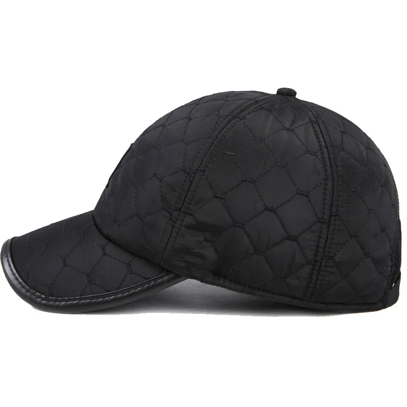 New winter warm baseball caps for men cotton fleece caps baseball hats dad cap ear flaps male winter bone snapback cap outdoor New winter warm baseball caps for men cotton fleece caps baseball hats dad cap ear flaps male winter bone snapback cap outdoor