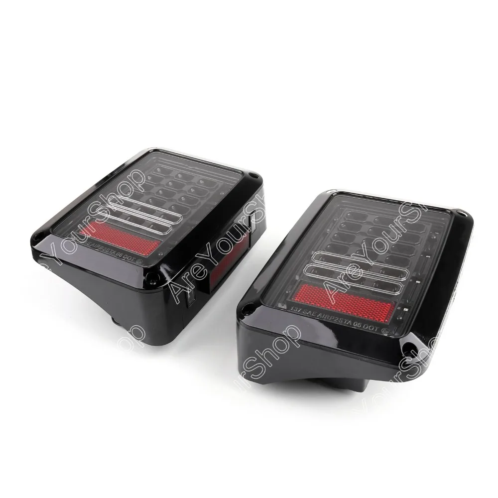 

Sale 2x Integrated Tail Lights Reverse Rear LED Lamps Fit for Jeep Wrangler JK 2007-2015
