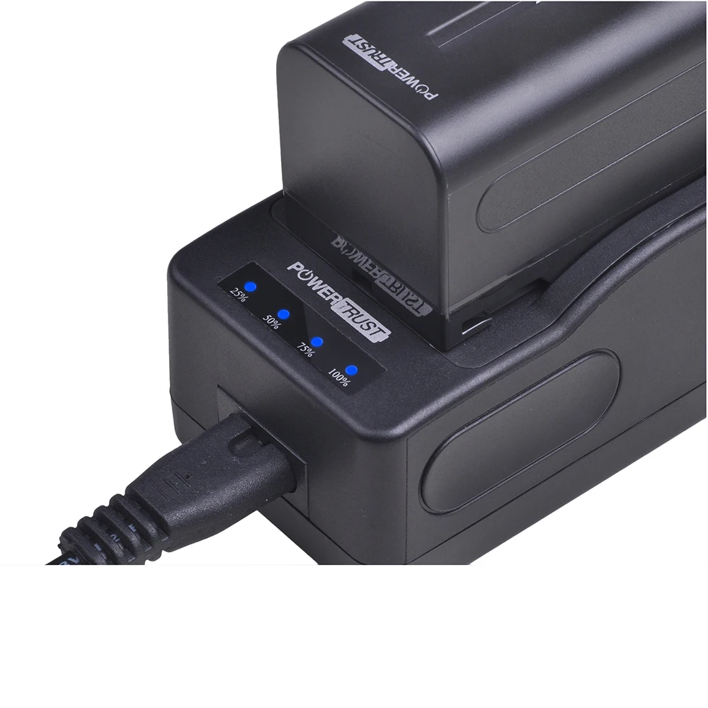 Preise 1X5200 mAh NP F750 NP F750 NP F770 F770 Batterie + Ultra Schnell Ladegerät für Sony NP F550 F750 F530 NP F960 NP F970 F960 Batterien