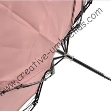 Анти-нержавеющие зонты, три раза, летний зонтик, открытый, ветрозащитный, Мешок зонтик, УФ-защита, розовое покрытие, цвет пантон