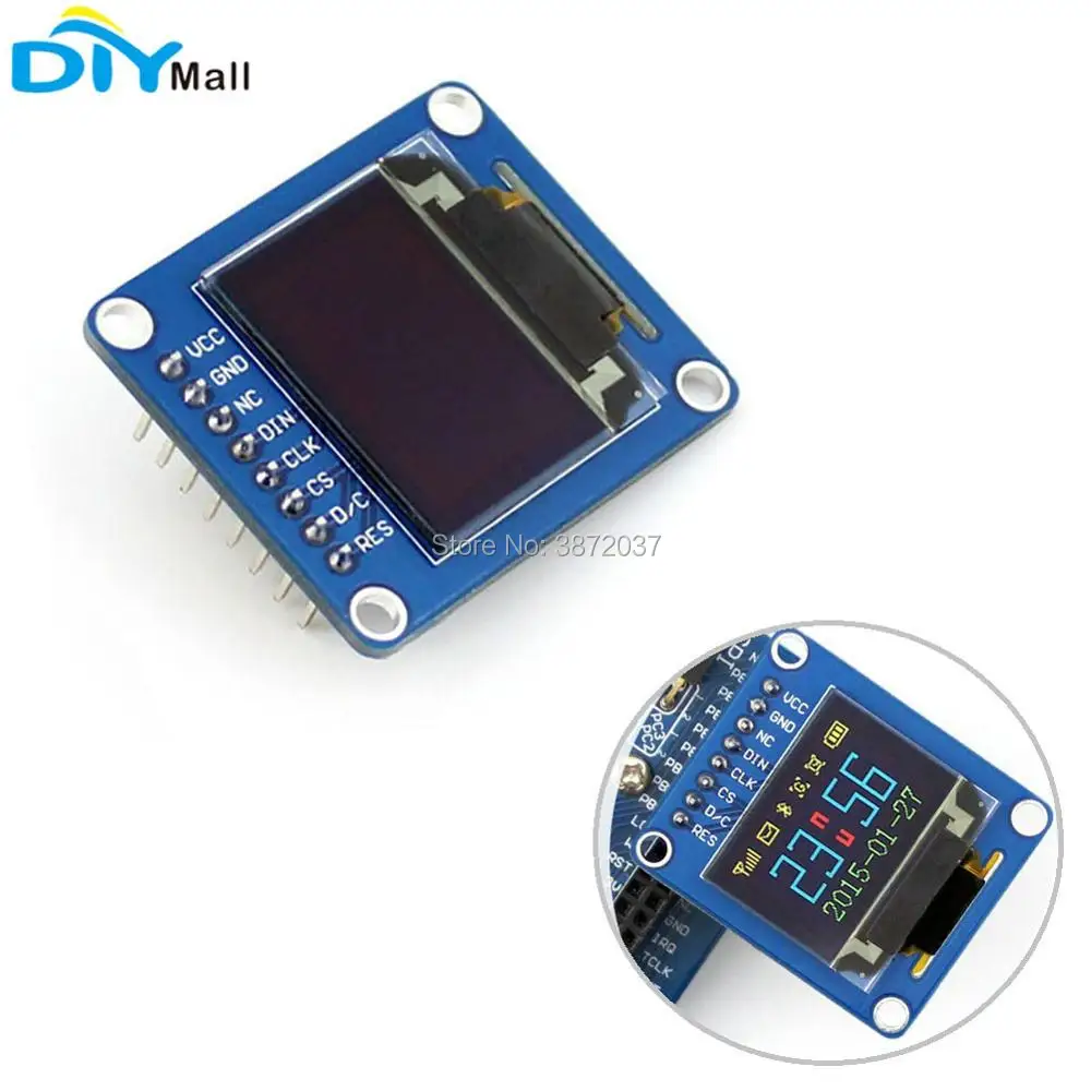 

1.5inch 1.5" RGB OLED Screen Display Module 128X128 SSD1351 SPI I2C IIC for Arduino Raspberry Pi STM32