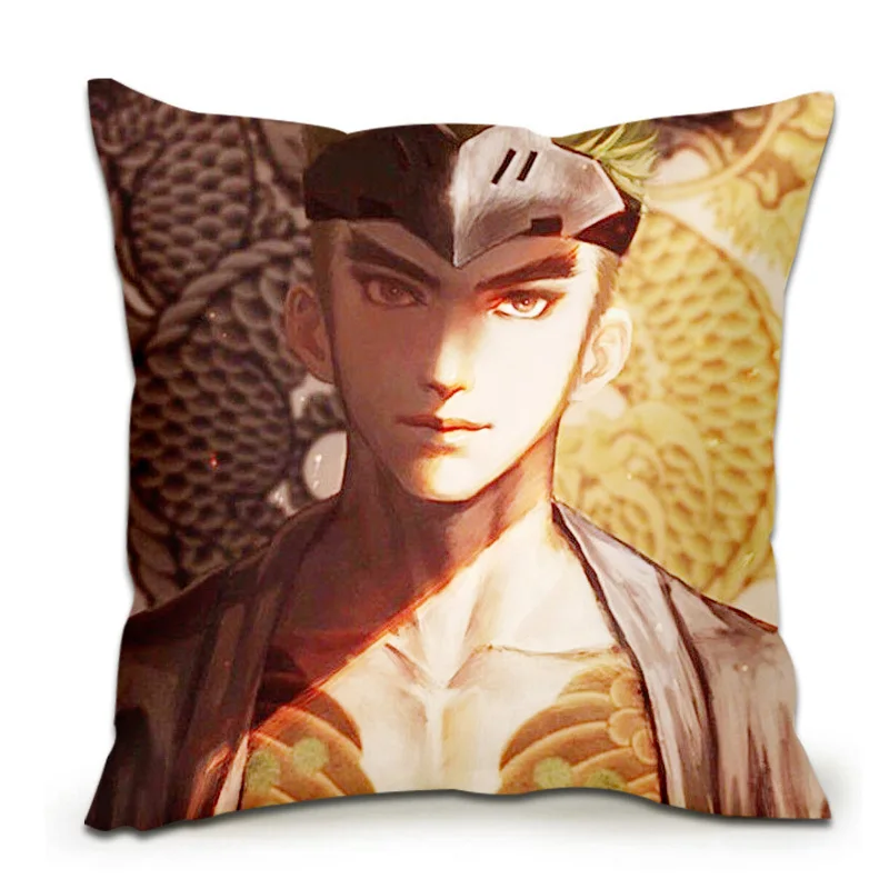 Amellor 45*45 см аниме игра Overwatches Подушка OW Mercy Symmetra Lucio JunkRat Mei Solf автомобильные