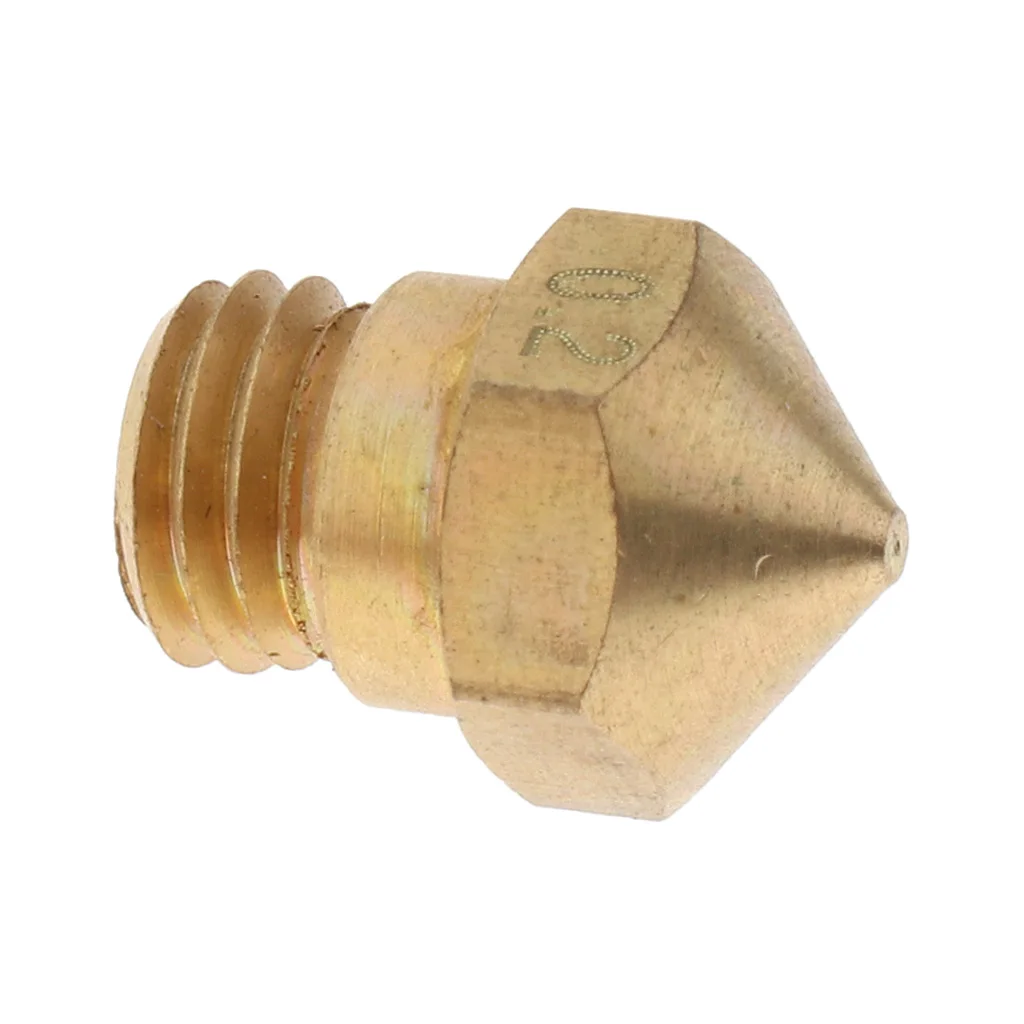 0.2mm Brass Extruder Nozzle Head Printhead for 1.75mm Filament 3D Printer