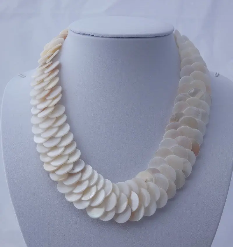 

wholesale lady's white Shell Necklace&Bracelet fashion jewelry Set