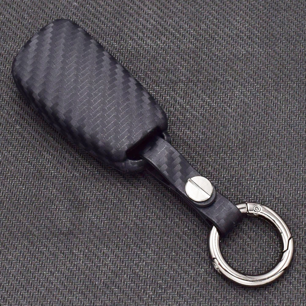 Audi 3 buttons Flip key Carbon Fiber Case (4)