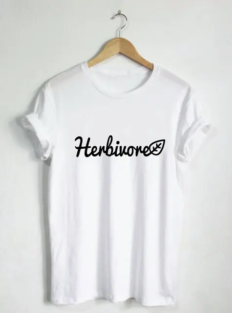 letter model payment Unisex Herbivore Womens Tees, Shirt Shirts, Plant