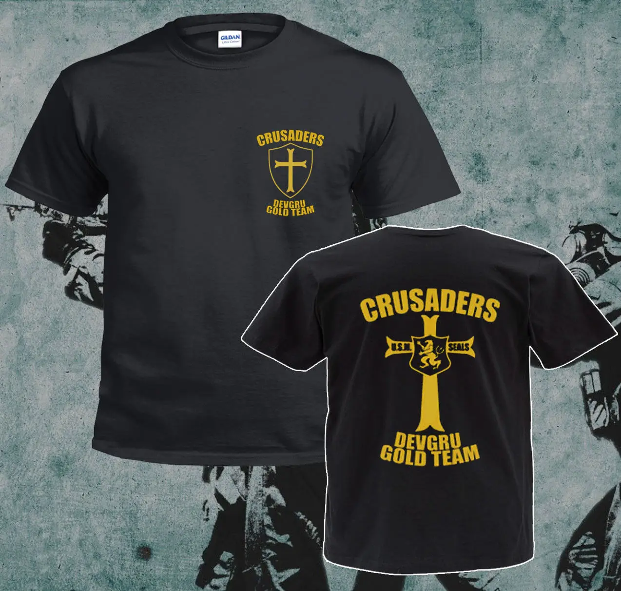 Лидер продаж 2019 модные вдохновленные топы футболка с принтом команды US Crusaders Seal Six