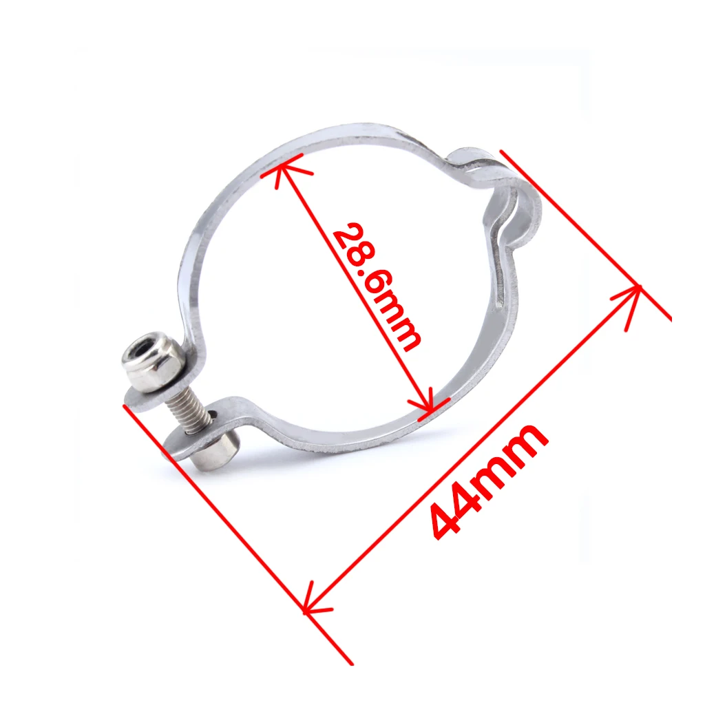 Набор из 4 шт. Железный зажим-на винтажной велосипедной раме крепление зубчатой передачи тормозной кабель стоп-стоп 28,6 мм для корпуса тормозного кабеля