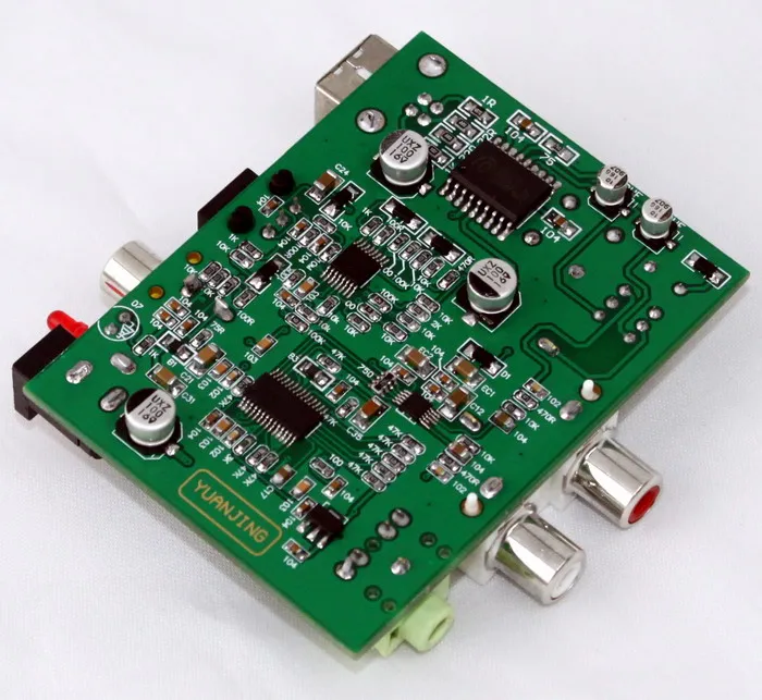 DC5V CM102S+, SGM8054, CS8416 Поддержка 16 бит, 48 к передача USB волокно коаксиальный три-в-одном(экономичный) декодер доска