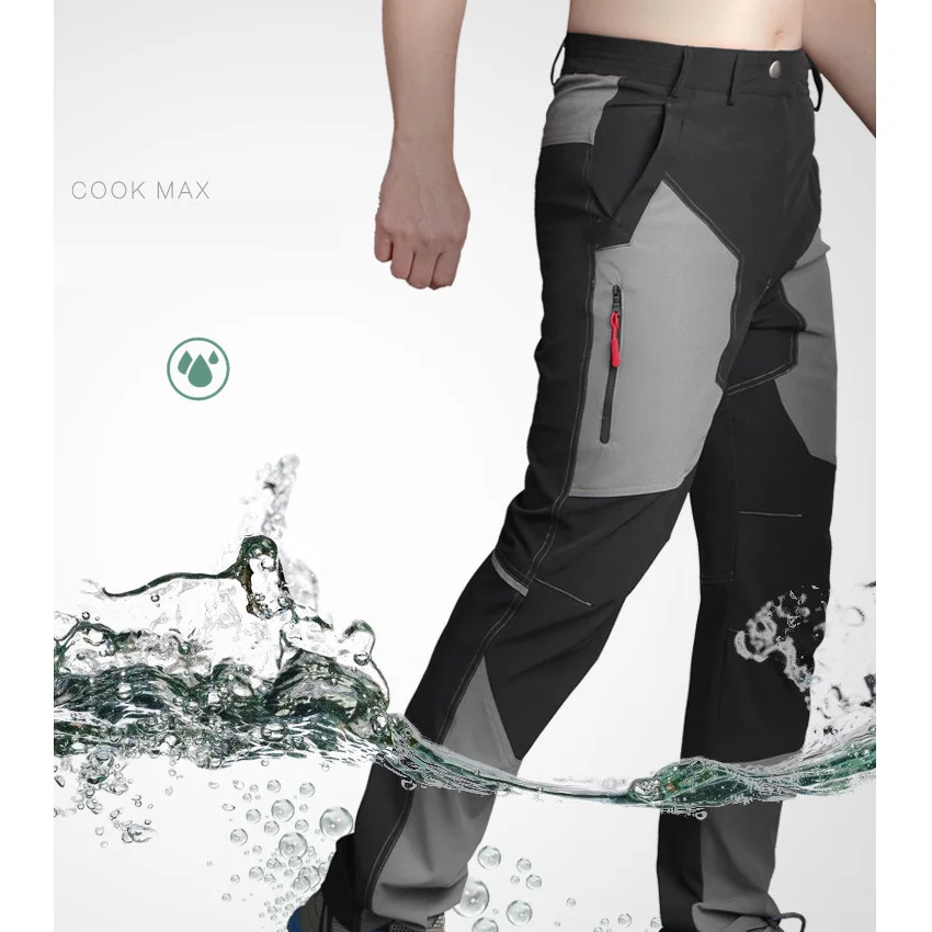 Горные летние мужские спортивные походные брюки водонепроницаемые дышащие уличные походные треккинговые тактические брюки VA259