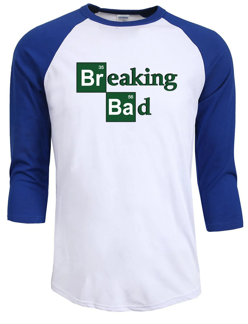 Топ Бодибилдинг Для мужчин футболки Breaking Bad Новый высокое качество 100% хлопок рукавом реглан о Средства ухода за кожей Шеи Футболки Мода