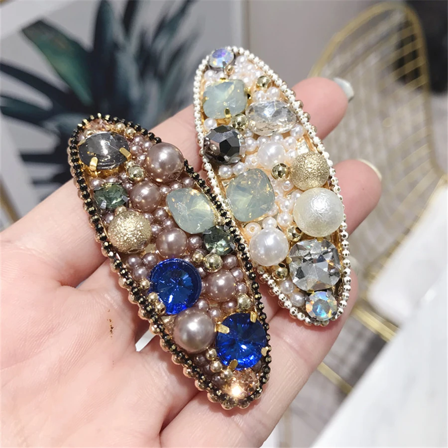 

Haimeikang Vintage Hair Accessories Snap Hair Clips Hairpins Hairclips Hairgrips Elegant Barrettes Hairdressing Tool 2019 New