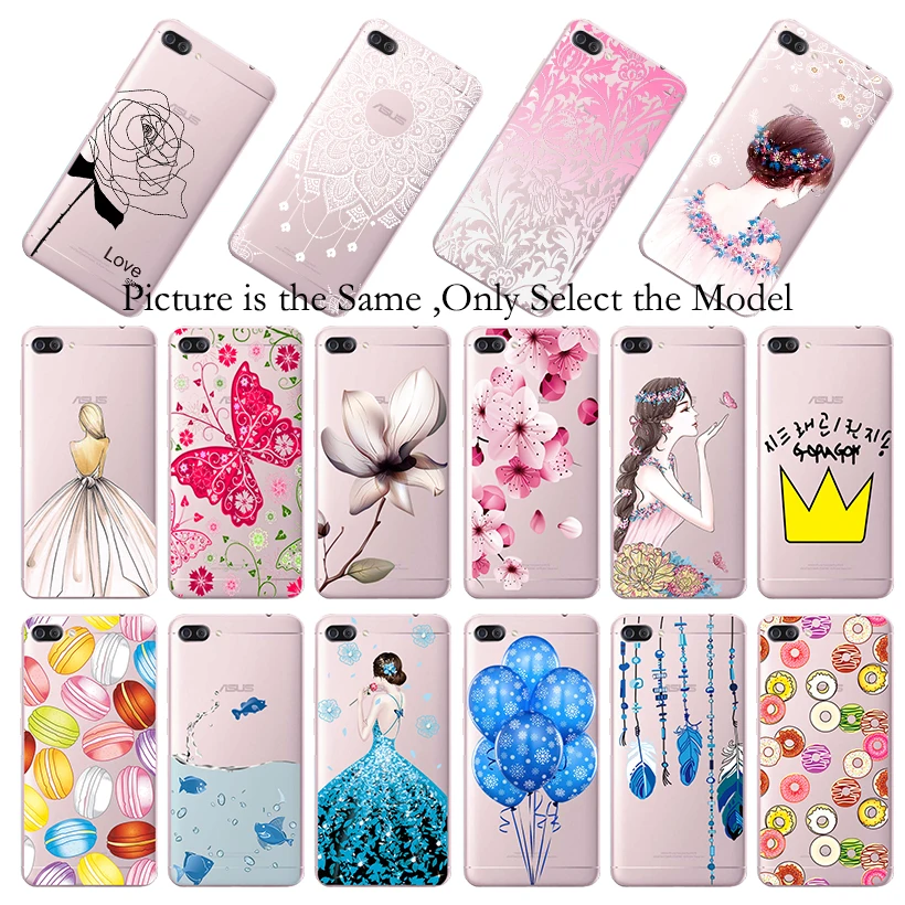 For Apple iPhone X XS Max Case Siliocne Soft TPU Phone Case For iPhone XR 5 5S 5G 55S 6C Cover Phone Bumper Painted Clear Cover