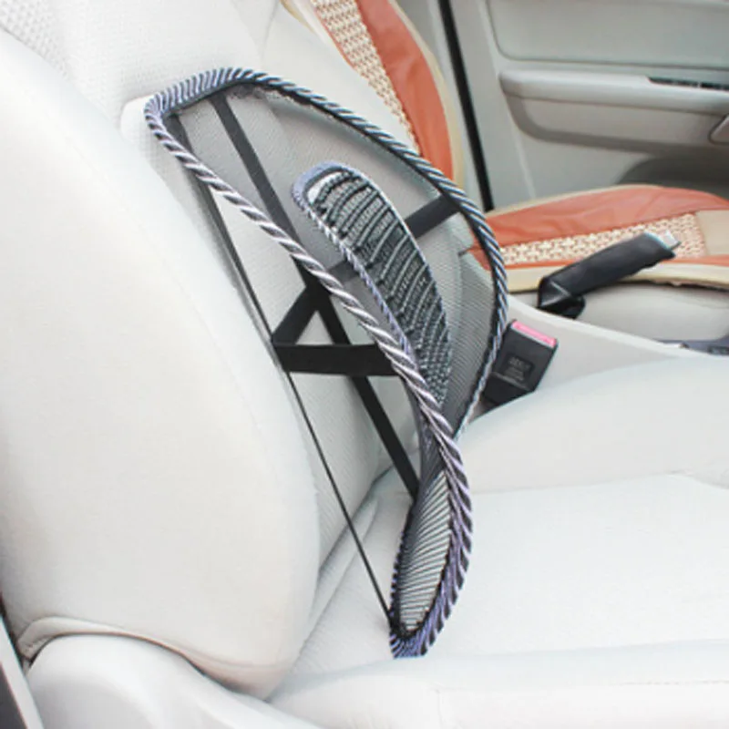 

Vehicle seat backrest breathable seat backrest effective spinal correction