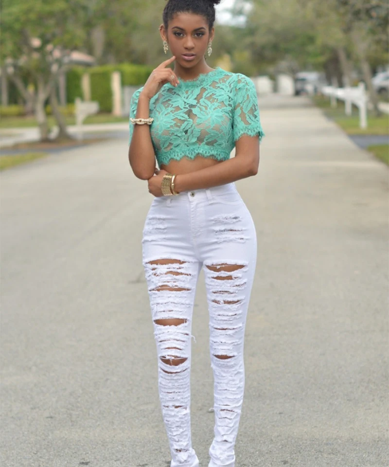 Online Get Cheap Girls Black Jeans -Aliexpress.com