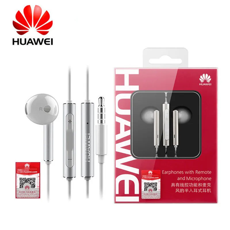 10 шт./лот оригинальный huawei AM116 3 5 мм наушники вкладыши с микрофоном для ПК Lite P7