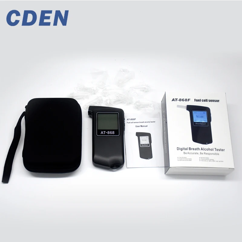 Мерный алкотестер высокоточный цифровой с ЖК дисплеем|alcohol tester|breath alcohol testermouthpiece |
