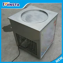 fried ice cream roll machine Thailand single Flat Pan Fry Ice Cream Machine