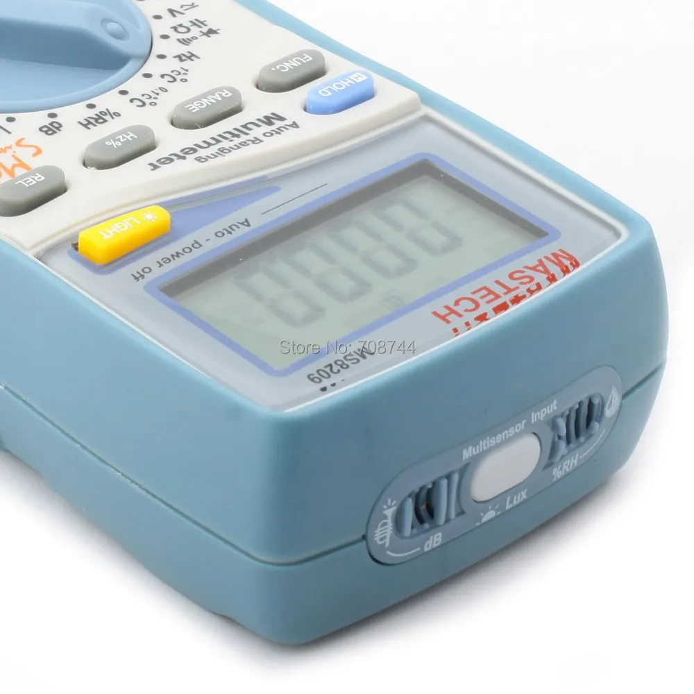Цифровой мультиметр измеритель температуры и влажсветильник 5 в 1|multimeter