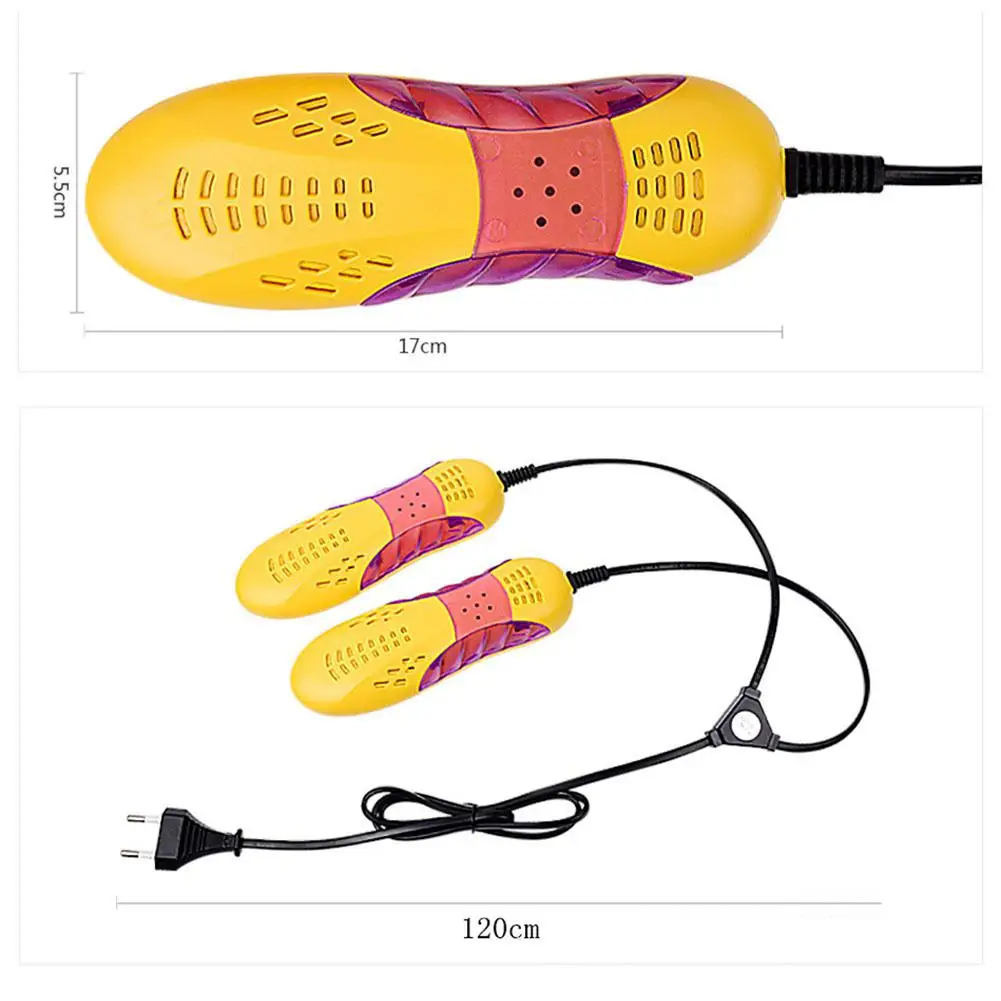 220 V Портативная электрическая сушилка для обуви защита ноги сапог Запах Дезодорант осушающее устройство обувь сушилка нагреватель Европейский штекер