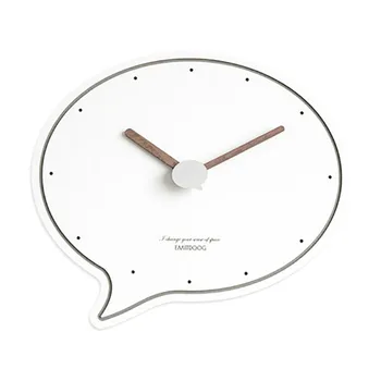 

Nordic Art Wall Clock Mute Fashion Creative Wall Clocks Living Room Clocks Cup Shape Wall Sticker Hollow Numeral 3DBGV66