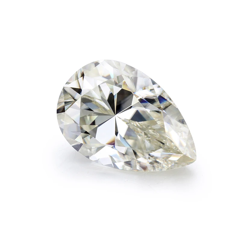 Pretty 1.2ct 8*6 мм I J color pear cut тест положительные искусственные камни ювелирные изделия