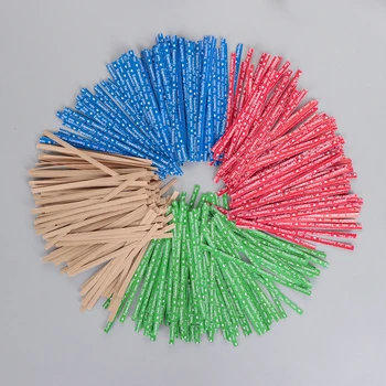 

100PCS/pack New Party Wedding Packing Tie Wrapping Twist Especially You Sealing Wire Gift Bag Bakery Bag Packing Tie
