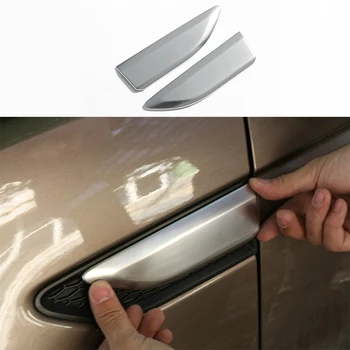 

2x Chrome Car accessories Side Wing Air Flow Fender Intake Vent Decorator Cover Trim Pad For Land Rover Discovery Sport 15-2018