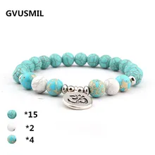 GVUSMIL New Design Blue Natural Stone Women`s Bracelet Bracelet Trendy Vintage Women`s Jewelry GVUSMIL New Design Blue Natural Stone Women`s Bracelet Bracelet Trendy Vintage Women`s Jewelry