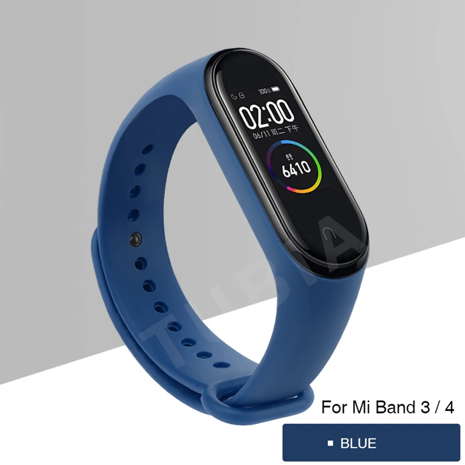 Clear mi Band 4 3 ремешок на запястье для Xiaomi mi Band 3 4 Браслет Силиконовый mi band 3 4 NFC аксессуары Smart mi band 4 Correa