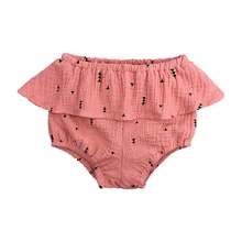 Разноцветные Милые хлопковые трусы с цветочным рисунком для новорожденных девочек; короткие трусы для младенцев; полипропиленовые трусы шорты